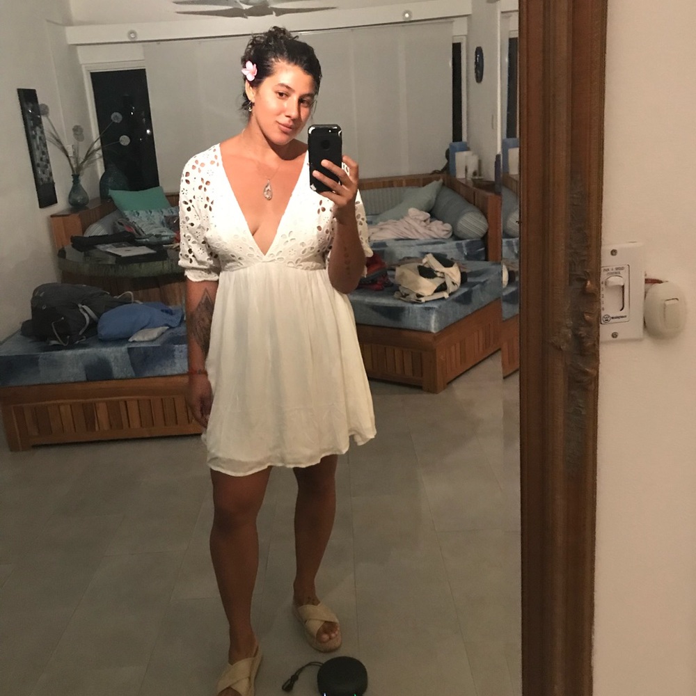 Beautiful White beach dress